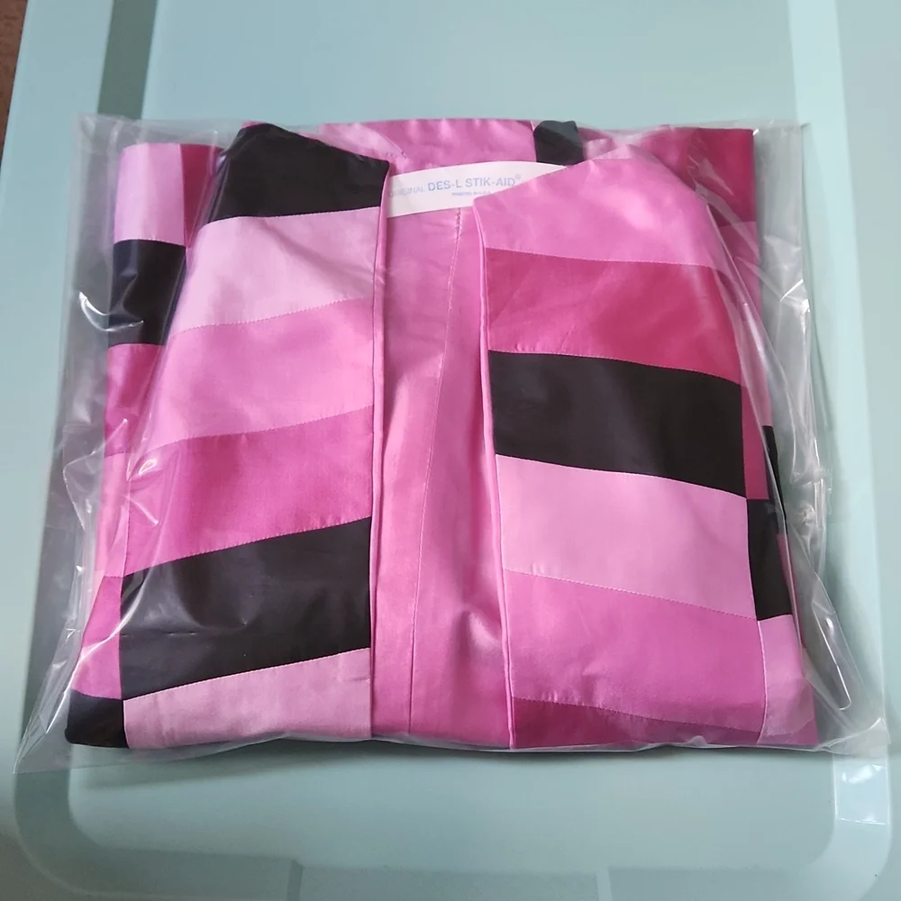 NWOT Marisa Baratelli 100% Thai Silk Jacket Pink
